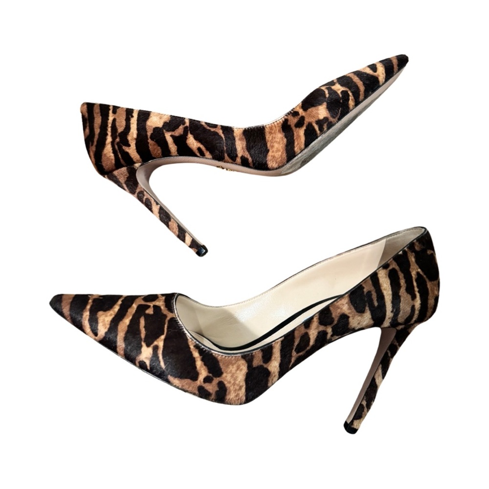 Prada Tiger Stripe Calf -hair Pumps